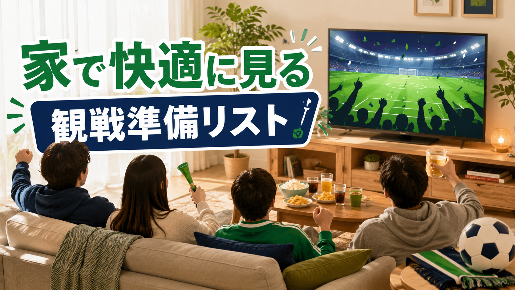 ワールドカップを家で快適に見る準備